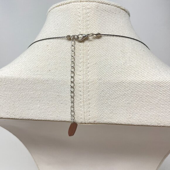 Signed New York Crystal Cluster Necklace Wicked Green Classic Dressy Formal - Picture 7 of 9